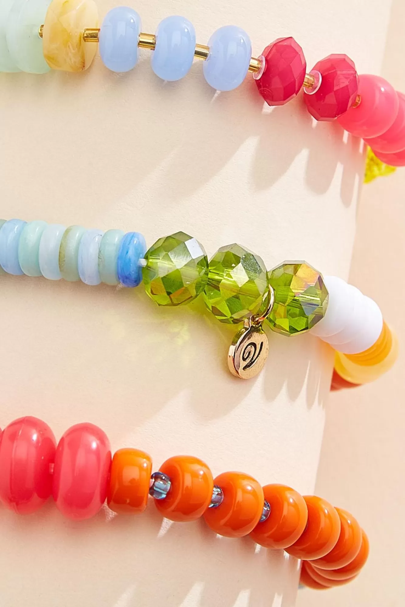 Women Versona Colorful Beaded Stretch Bracelet Set