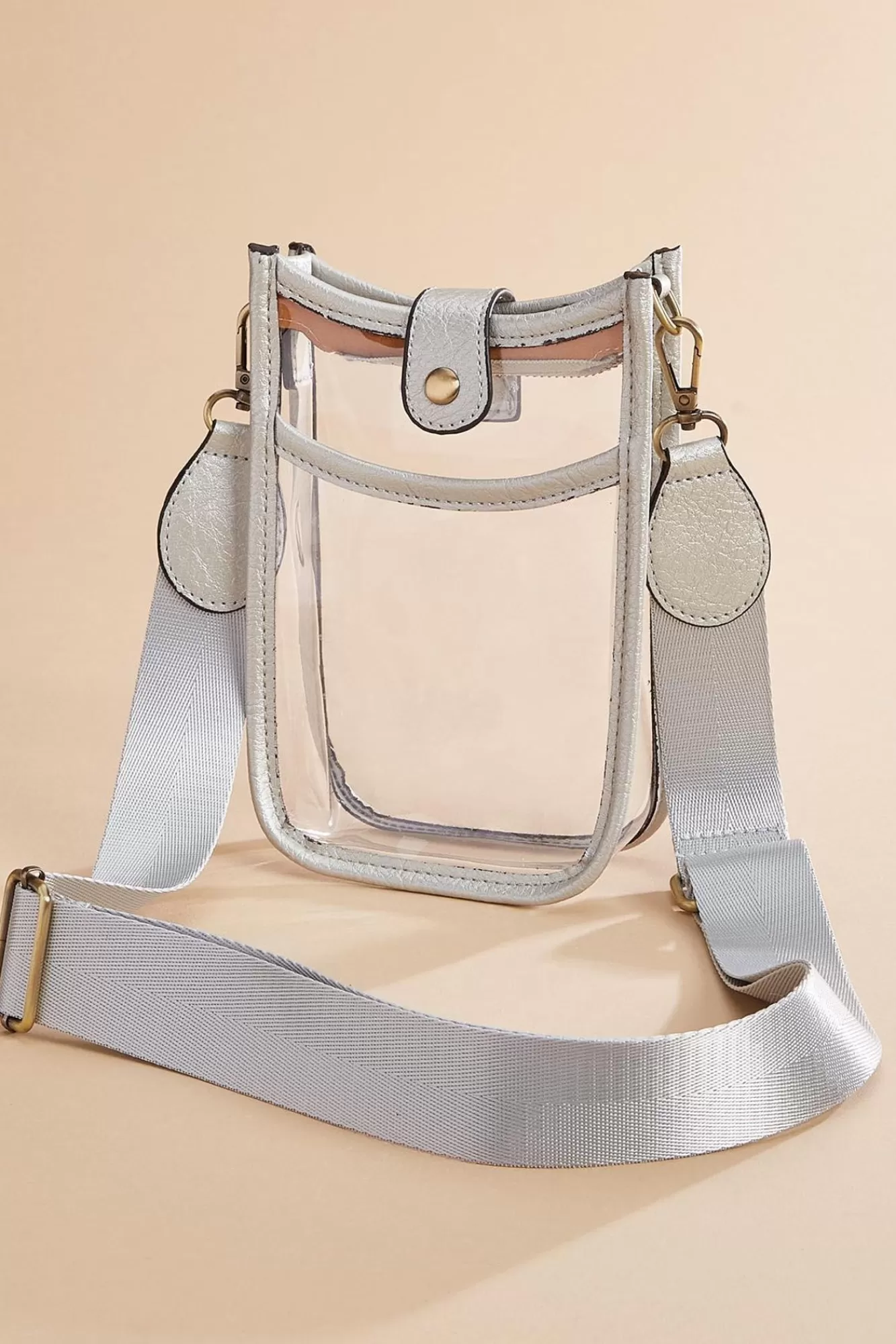 Women Versona Guitar Strap Clear Cellphone Bag