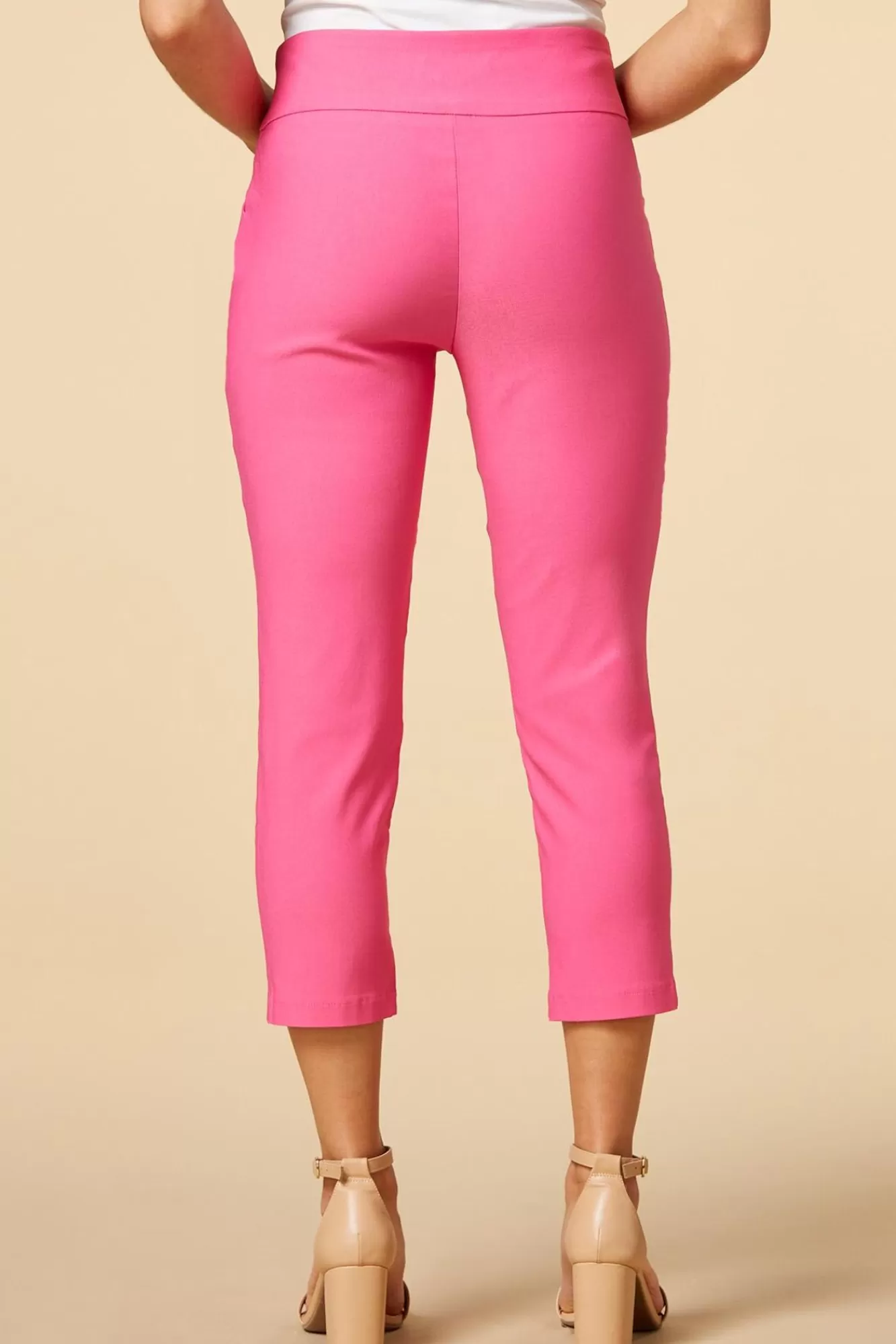 Women Versona Pop Of Color Pants Dragon Fruit